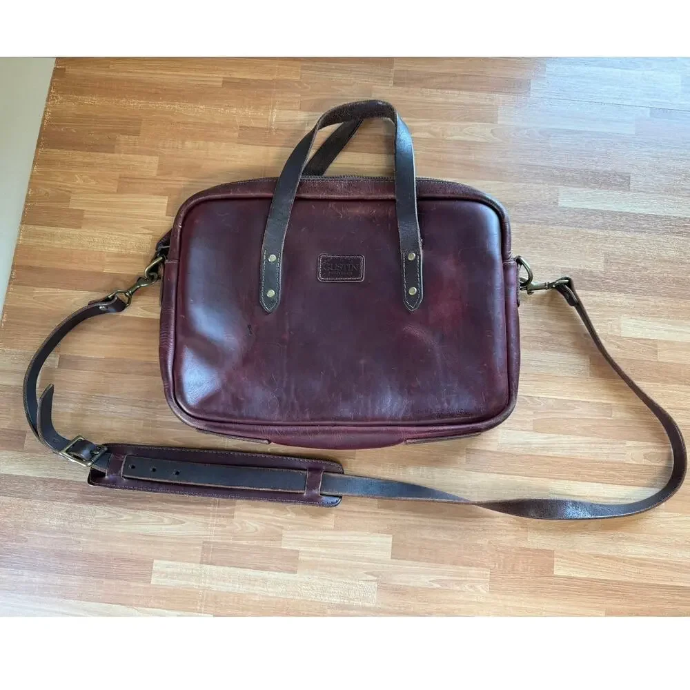 Gustin Horween Leather Briefcase - Chromexcel #8